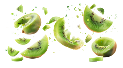 kiwi isolated background