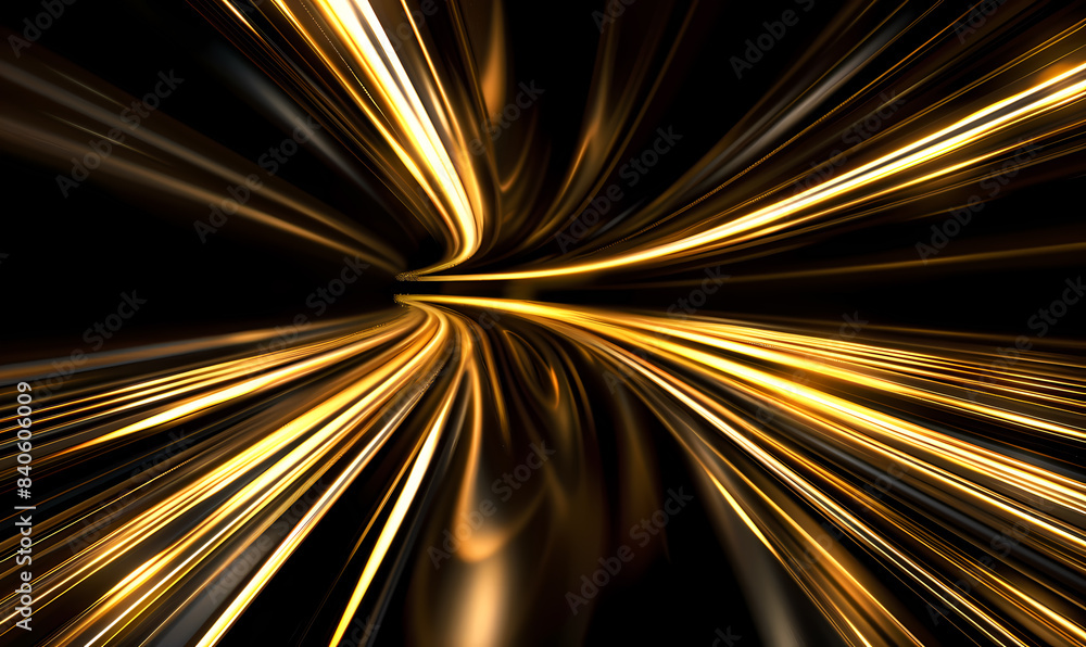 Wall mural abstract light burst