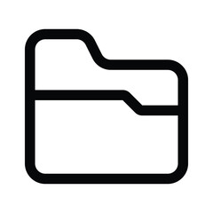 Obraz premium Take a look at this creatively crafted icon of folder, data storage vector