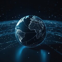 Obraz premium Background of technological concepts