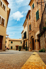 The streets of the old towns of Spain