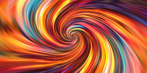 Sale Vortex: Abstract swirling vortex of discounts and promotions converging in a central whirl