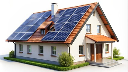 Renewable Energy Home with Photovoltaic System