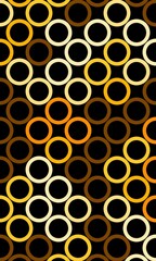a group of colorful circles. Multicolored abstract circle pattern. Shifted colorful circle or cylinder background wallpaper banner pattern with copy space, abstract wallpaper background with colorful 