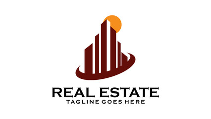 logo, business, icon, building, design, illustration, vector, concept, symbol, sign, city, house, arrow