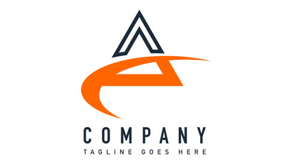 A, A logo, Building, Company