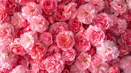 close up of pink roses, spring or summer flower concept