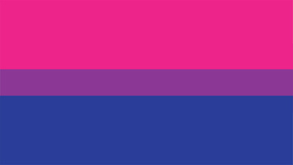 Bisexual Flag. Pride Flag. LGBT+ colored flag. Pattern. Pride Parade. Multicolored LGBT+ linear flag. 