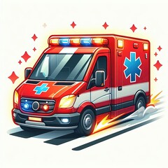 ambulance car illustration