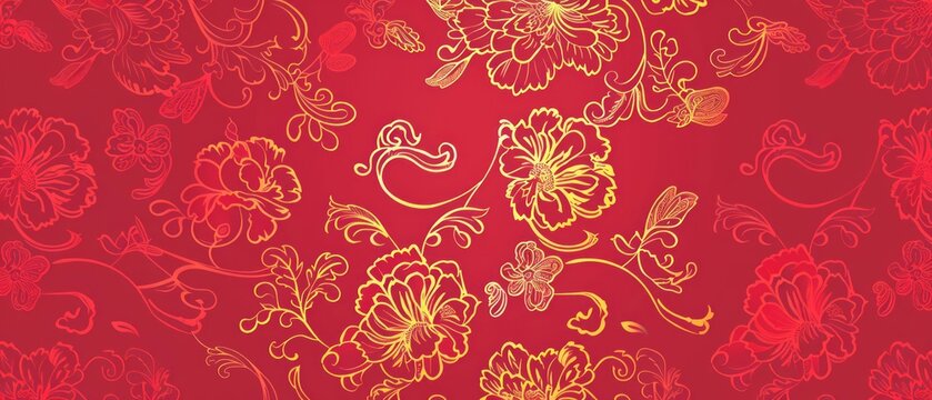 Auspicious pattern design for Chinese New Year