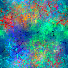 Vibrant neon bold colors Abstract blurry painted seamless background Bright rainbow brush strokes