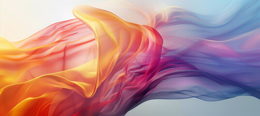 Dynamic Geometric Shapes - Contemporary Abstract Background in Vibrant Colors