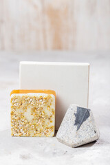 Handmade soap, made with natural skin care products