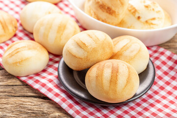Delicious and nutritious almojabanas or pandebono, a food based on cassava flour and cheese