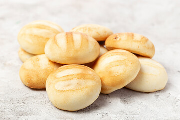 Delicious and nutritious almojabanas or pandebono, a food based on cassava flour and cheese
