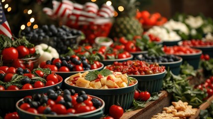 Obraz premium a patriotic themed cooking contest 