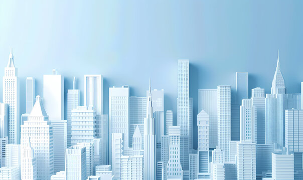 abstract city skyline