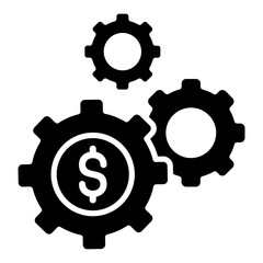 Financial Industry  Icon Element For Design