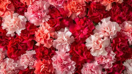 close up of carnation flowers, floral concept