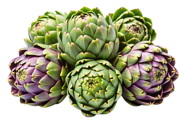 Obraz premium artichoke isolated on a transparent background