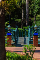 Sea views of the Bosphorus. Large bridges near the city of Istanbul.