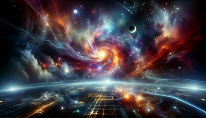 宇宙の背景画像