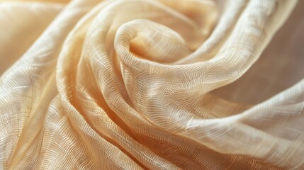 The delicate threads of the fabric are tightly woven resulting in a silky soft feel against the skin