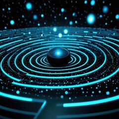 Fototapeta premium Background of technological concepts