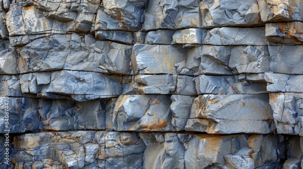 Poster tiny jagged rocks jut out from the face of this cliff creating a chaotic and rugged texture that dra