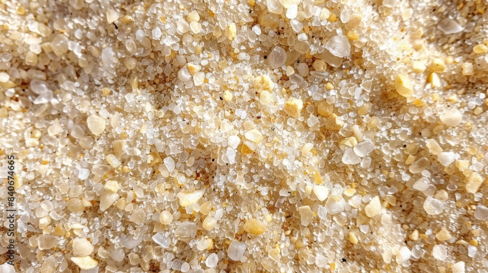Poster the color of the sand varies from pale tan to almost white with each grain reflecting the light in a
