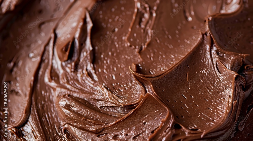 Poster with a matte appearance this finegrained mud is smooth and dense resembling a thick layer of chocola