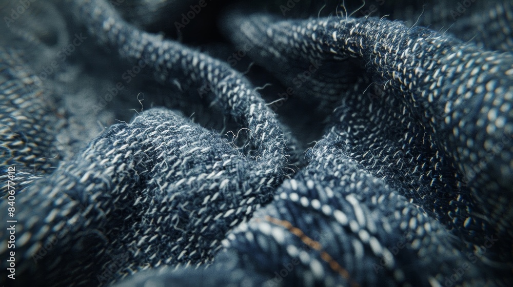 Poster soft fibers peek through the denims rough surface adding a softness and warmth to the fabrics overal