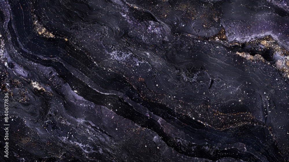 Poster the smoothness of obsidian is highlighted by its deep black color with hints of dark green and purpl