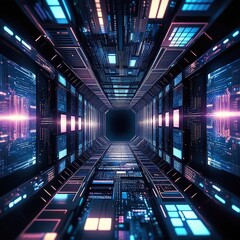Obraz premium Background of technological concepts