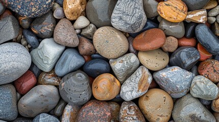 The natural imperfections and variations in color of each pebble give them a unique and alluring appearance