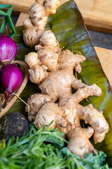 fresh natural green vegetables