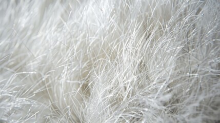 Fototapeta premium Tiny downy hairs stick out in every direction giving the fur a chaotic disheveled texture