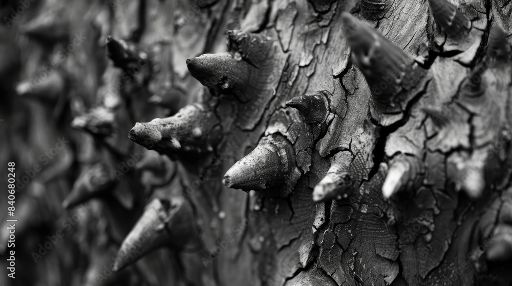 Poster rough and jagged edges sharp to the touch as if this once mighty wood has been transformed into a fo