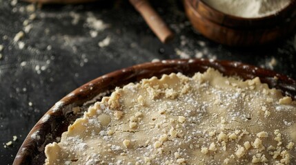 Speckled Flakes The crust is speckled with tiny flakes giving a rustic and homemade feel to the texture that adds to the overall charm of the pie