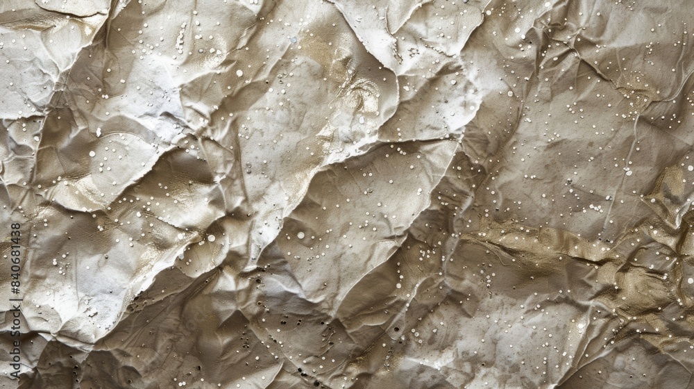 Poster a picture of mica with a jagged texture adorned with shimmering flecks that create a subtle and eleg