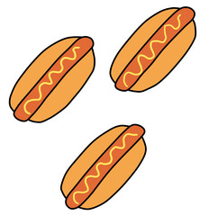 hot dog set