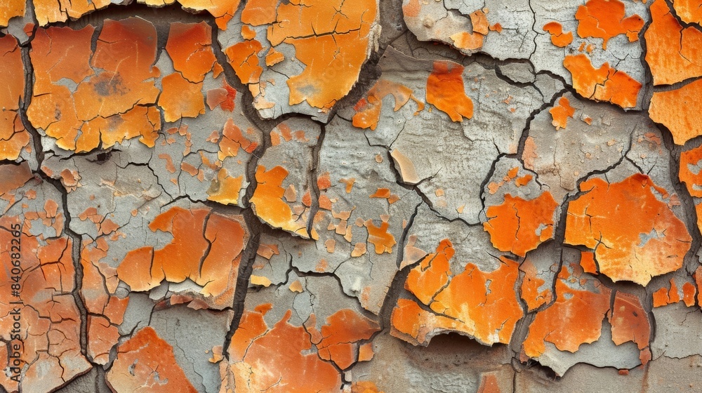 Aufkleber dried and cracked the paint in this texture image dries up and cracks forming a network of deep crev