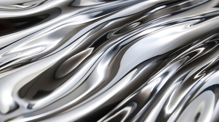 From up close the glossy finish of this metal appears almost mirrorlike giving it a luxurious and expensive look