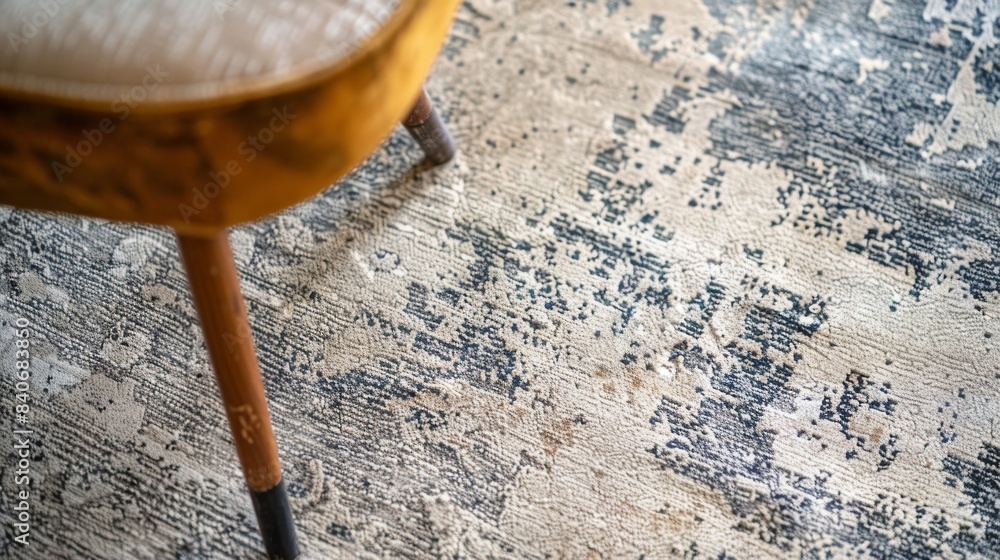 Poster the once plush texture of this industrial carpet has been worn down to a flat and compacted surface 