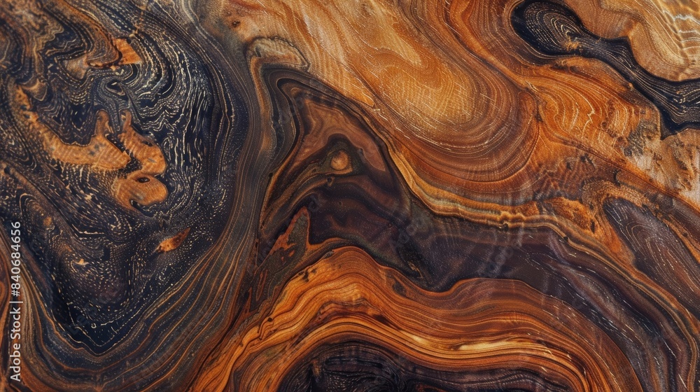 Poster soft waves of deep chocolate and burnt umber appear to swirl and blend together creating a stunning 