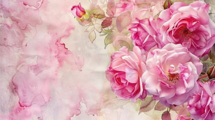 A still life image of pink roses in a vase, suitable for use in articles about flowers, gifts, or decorative arrangements