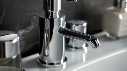 Smooth and reflective The smooth texture and highly reflective surface of a polished chrome soap dispenser adds a touch of elegance to any bathroom