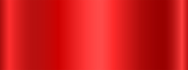 Red metallic gradients. Vector shiny holograms and metallic gradients for decoration. A metal banner. Vector illustration.