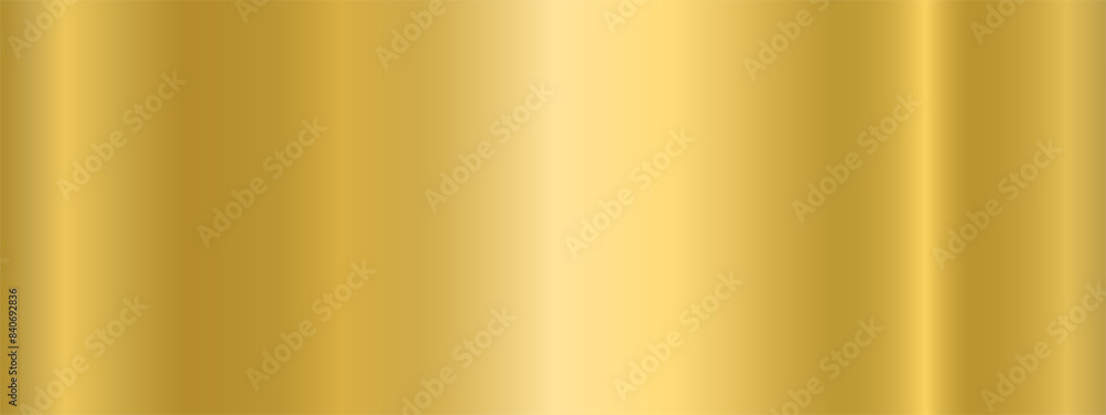 Fototapete metallic gradient effect for the design of text and bulletin boards, infographics. metallic gold gra
