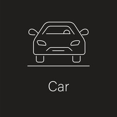 Car Icon - Automotive, Vehicle, and Car Design Vector.